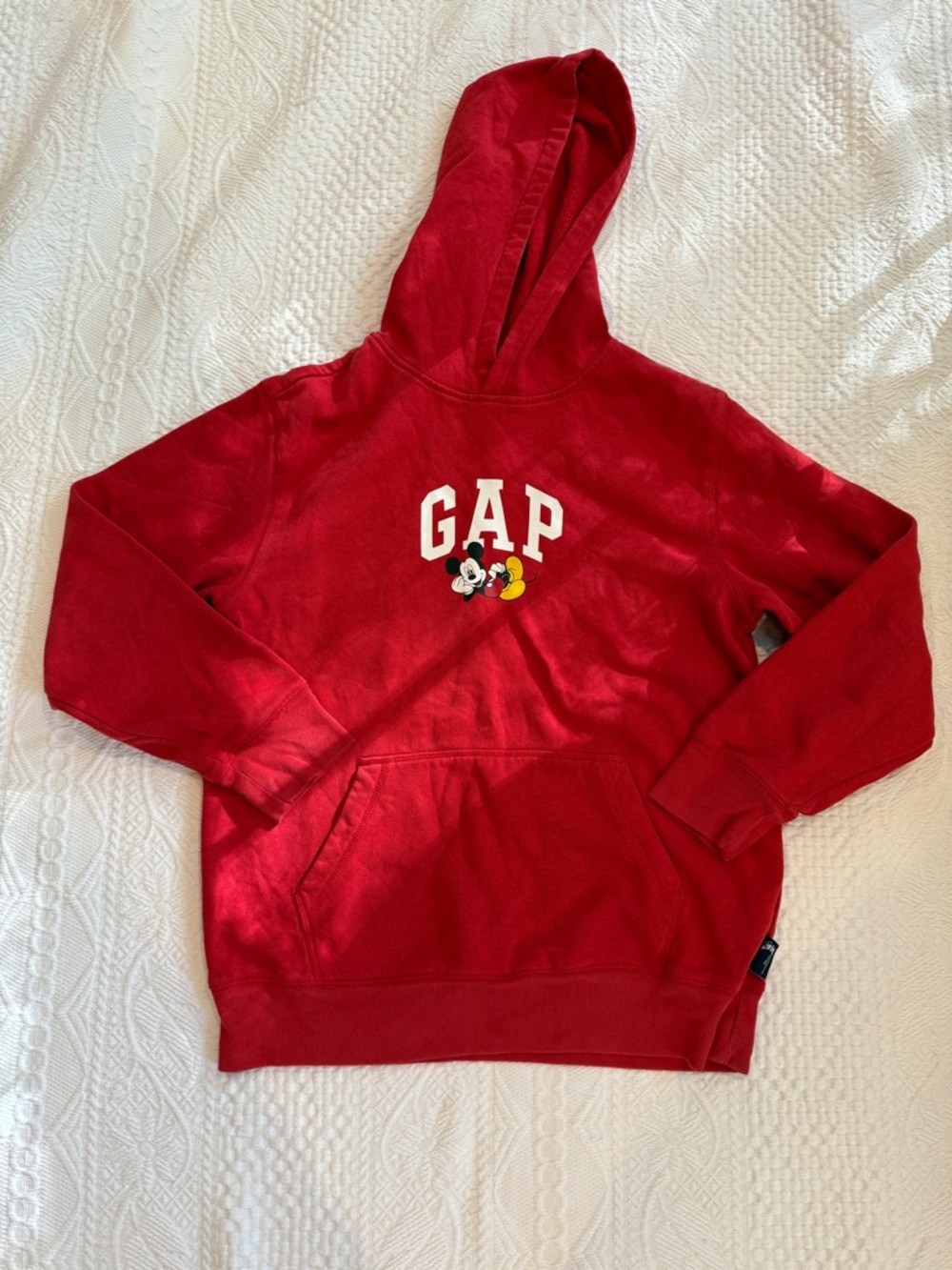 Gap Kids Mickey Disney Hoodie Red Size XXL 14/16